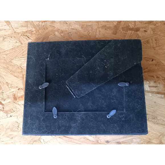 Solid Wood And Metal Ornament Picture Frame For 4x6 Photo Mahogany Finish - Picture 9 of 9